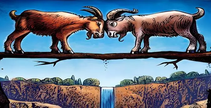 iki inatçı keçi masalı